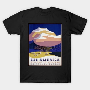 See America WPA Montana T-Shirt